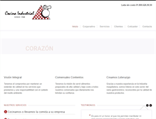 Tablet Screenshot of cocinaindustrial.com.mx